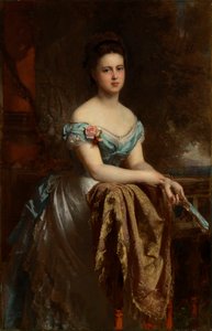 ロシアの大公マリアアレクサンドロフナ、1853-1920年、1873年。 作： Gustav Karl Ludwig Richter