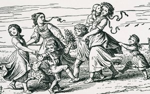 Paul Hakenholzによる「Hochland」のイラスト（彫刻） 作： Gustav Karl Ludwig Richter Richter