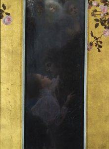 愛の寓話、1895 作： Gustav Klimt