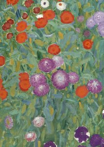 フラワーガーデン、1905-07 作： Gustav Klimt