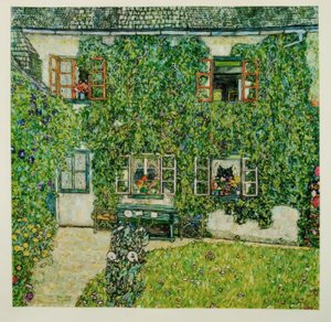 フォレスターズロッジ、アッター湖 作： Gustav Klimt