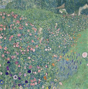 イタリアの園芸風景、1913年。 作： Gustav Klimt