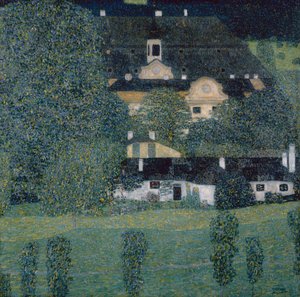 アッターゼー湖 II のチェンバー城 作： Gustav Klimt