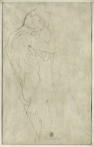 恋人たち 作： グスタフ・クリムト