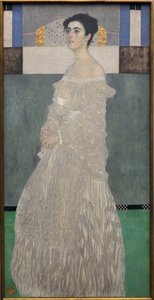 マーガレット・ストンボロー・ウィトゲンシュタイングスタフ・クリムト（1862-1918）の絵画、キャンバスに油彩、1905年。オーストリア美術、20世紀初頭、シンボリズム。Neue Pinakothek、ミュンヘン（ドイツ）。 作： Gustav Klimt
