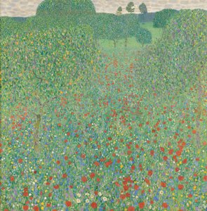 ポピー畑 作： Gustav Klimt