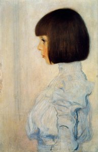 ヘレン・クリムトの肖像、1898 作： Gustav Klimt