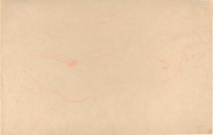 リクライニングウーマン 作： Gustav Klimt