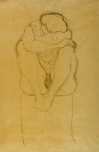 着席女性 作： Gustav Klimt