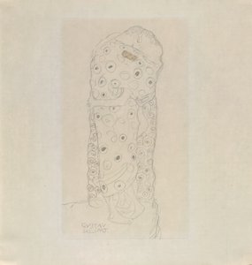 スタンディング・ペア・オブ・ラヴァーズ 作： Gustav Klimt