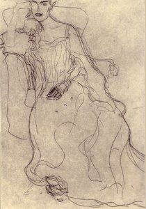 絵画の肖像画アデルブロッホバウアーIのための研究