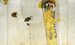 ベートーベンフリーズ、詳細：輝く鎧の騎士、1902