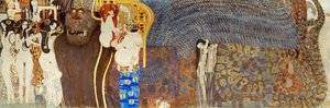 ベートーヴェンフリーズ、詳細：敵軍、1902 作： Gustav Klimt