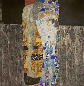 女性の3つの時代 作： Gustav Klimt