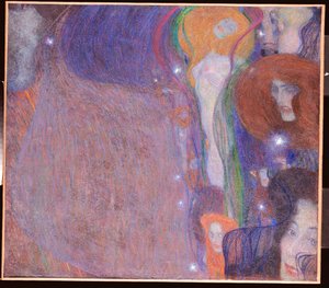 Will-O "-The Wisps、1903 作： Gustav Klimt