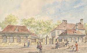 ウィーン ラントシュトラーセのホールヴェガッセ 作： Gustav Korompay