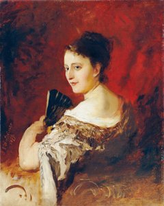 18歳くらいのテレジア・フリッツ 作： Gustav Wertheimer