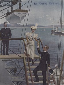 ラクーペ。ルフィガロイラストの表紙、1897年3月 作： Gustave Bourgain