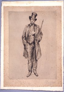 カイユボット - ポール・ユゴーの肖像 1878年