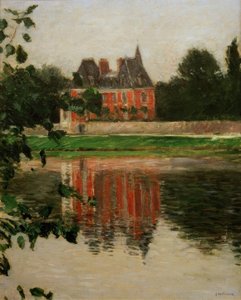セーヌ川、アルジャントゥイユの城 作： Gustave Caillebotte