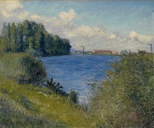アルジャントゥイユのセーヌ川。 1892年頃 作： Gustave Caillebotte