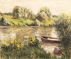 フランス語：Barque près de la rive, effet d