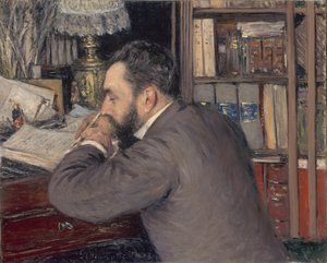 アンリ・コーディエ1849-1925、1883 作： Gustave Caillebotte