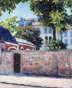 アルジャントゥイユの家々 - Gustave Caillebotte (1848-1894) の絵画 作： Gustave Caillebotte