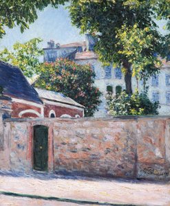 アルジャントゥイユの家、1883年 作： Gustave Caillebotte