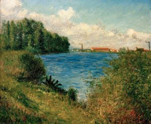 アルジャントゥイユのセーヌ川 作： Gustave Caillebotte