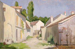 1879年以前のルクロデアベス、エソンヌ、イエール 作： Gustave Caillebotte