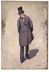 ヨーロッパ橋、部分調査 作： Gustave Caillebotte