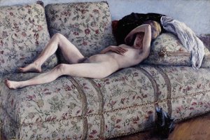 ソファの上のヌード