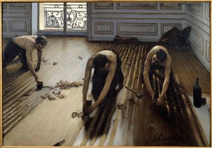 パーケットプレーナー 作： Gustave Caillebotte