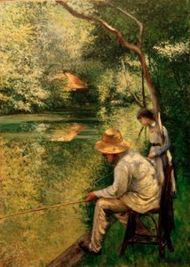 釣り 作： Gustave Caillebotte