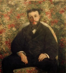 Aの肖像カサボア 作： Gustave Caillebotte