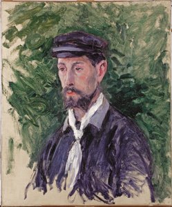ウジェーヌ・ラミーの肖像 作： Gustave Caillebotte