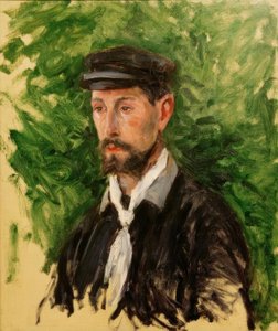 ウジェーヌ・ラミーの肖像、バスト 作： Gustave Caillebotte