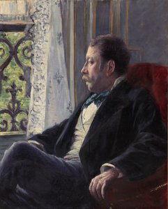 男の肖像 作： Gustave Caillebotte