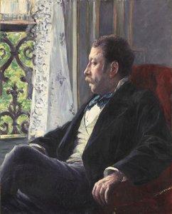 男の肖像 作： Gustave Caillebotte