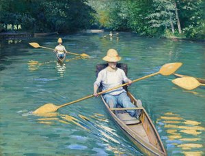 スキッフ 作： Gustave Caillebotte