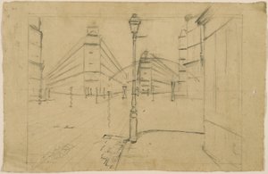 雨の日のパリ・ストリート 作： Gustave Caillebotte