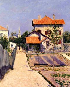 イェレスのアーティストの家、1882年頃 作： Gustave Caillebotte