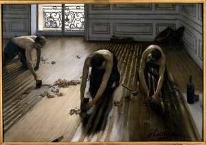 フロアスクレーパー 作： Gustave Caillebotte