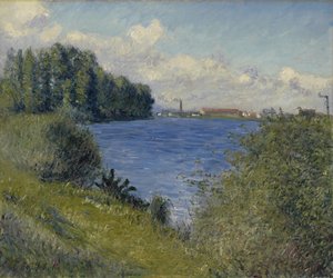 アルジャントゥイユのセーヌ、1892年頃（キャンバスに油彩） 作： Gustave Caillebotte