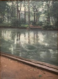 イエール、雨の影響、1875年。ギュスターヴ・カイユボット
