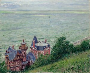 ヴィラズ アット トルヴィル 作： Gustave Caillebotte