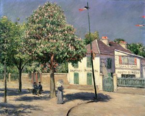 1883年、アルジャントゥイユを歩く 作： Gustave Caillebotte