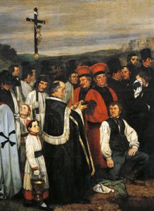 オルナンでの埋葬 作： Gustave Courbet
