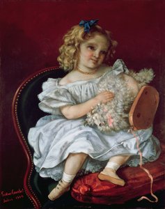 ベアトリス・ブーベ（1861年生） 1864年 （油彩・カンヴァス） 作： Gustave Courbet